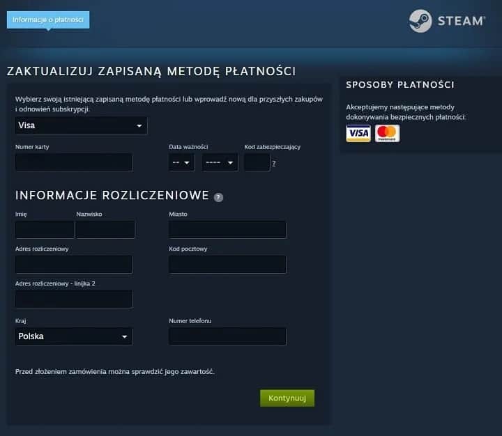 Co to jest adres rozliczeniowy Steam i dlaczego jest kluczowy dla płatności?